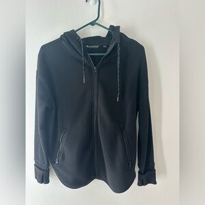 Athleta Black Zip-Up Hoodie | Size XS